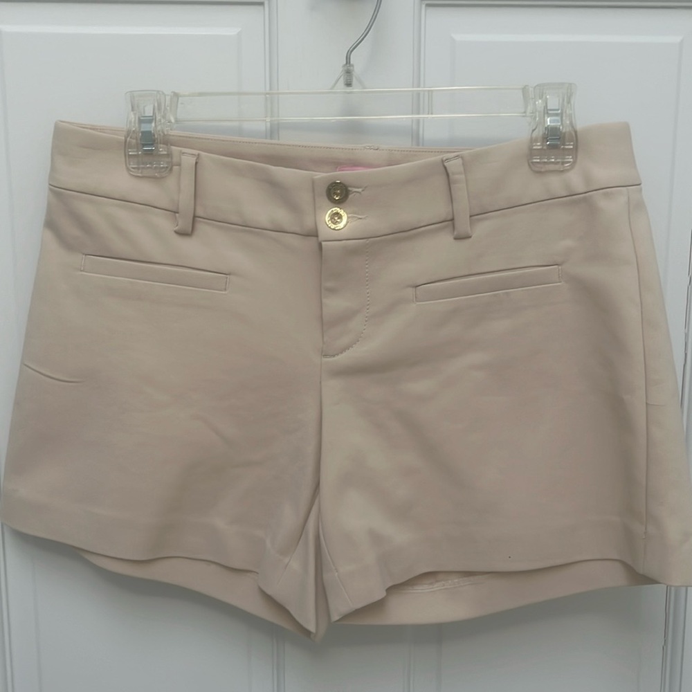 Lilly pulitzer beige dress shorts